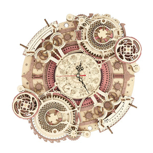 Puzzle 3D Reloj de pared del zodiaco