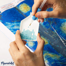 Cargar imagen en el visor de la galería, Diamond Painting - Cara floral otoñal inspirada en Picasso