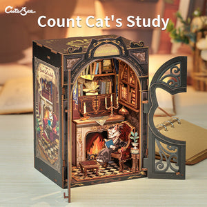 Book Nook - Estudio del Conde Gato