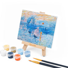Cargar imagen en el visor de la galería, Kit de pintura en relieve - Impresión, sol naciente, Monet