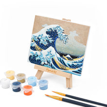 Cargar imagen en el visor de la galería, Kit de pintura en relieve - La gran ola de Kanagawa