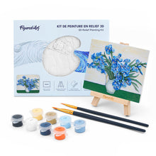 Cargar imagen en el visor de la galería, Kit de pintura en relieve - Los lirios, Van Gogh Figured'Art