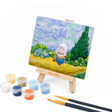 Cargar imagen en el visor de la galería, Kit de pintura en relieve - La caminante del campo de trigo