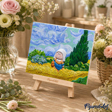 Cargar imagen en el visor de la galería, Kit de pintura en relieve - La caminante del campo de trigo
