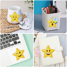 Cargar imagen en el visor de la galería, Diamond Painting 5D 16 Pegatinas Estrellas Emoji