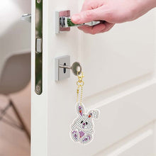 Cargar imagen en el visor de la galería, Colgante Diamond Painting 5D Conejos