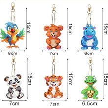 Cargar imagen en el visor de la galería, Colgantes Animales Diamond Painting 6 Piezas