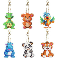 Cargar imagen en el visor de la galería, Colgantes Animales Diamond Painting 6 Piezas