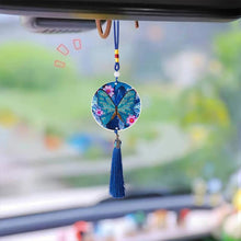 Cargar imagen en el visor de la galería, Colgante de Coche Diamond Painting Mariposa