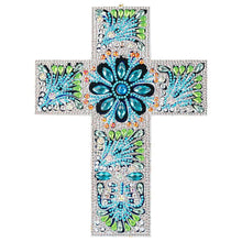 Cargar imagen en el visor de la galería, Colgante Decorativo Diamond Painting Cruz Azul