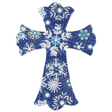 Cargar imagen en el visor de la galería, Colgante Decorativo Diamond Painting Cruz Estrella