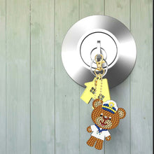 Cargar imagen en el visor de la galería, Llavero Diamond Painting 5D con Oso 5 Piezas