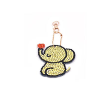 Cargar imagen en el visor de la galería, Llavero Diamond Painting 5D Elefantes 4 Piezas