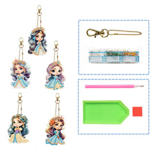 Cargar imagen en el visor de la galería, Llavero Diamond Painting 5D Reina 5 Piezas