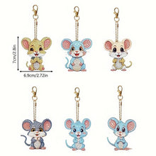 Cargar imagen en el visor de la galería, Diamond Painting 5D Ratón 6 Piezas