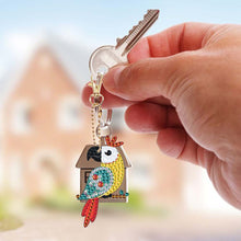 Cargar imagen en el visor de la galería, Llavero Diamond Painting 5D Loros 5 Piezas