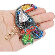 Cargar imagen en el visor de la galería, Llavero Diamond Painting 5D con Loros 5 Piezas