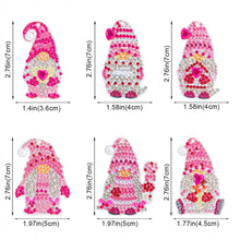 Cargar imagen en el visor de la galería, Llavero Diamond Painting 5D Gnomo Rosa