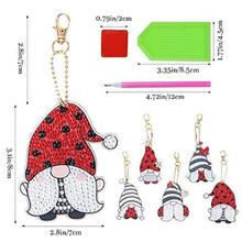 Cargar imagen en el visor de la galería, Llavero Diamond Painting 5D Gnomo