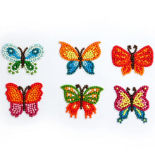 Cargar imagen en el visor de la galería, Conjunto de Pegatinas Diamond Painting Mariposas para Niños