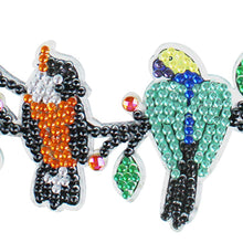 Cargar imagen en el visor de la galería, Colgante de Puerta Diamond Painting 5D 2 Pájaros