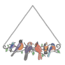 Cargar imagen en el visor de la galería, Colgador de Puerta Diamond Painting 5D 6 Pájaros