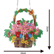 Cargar imagen en el visor de la galería, Colgador de Puerta Diamond Painting 5D Maceta de Flores