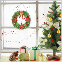 Cargar imagen en el visor de la galería, Colgante de Puerta Diamond Painting 5D Corona con LED y Colgante