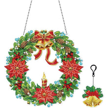 Cargar imagen en el visor de la galería, Colgador de Puerta Diamond Painting 5D Corona con LED y Colgante