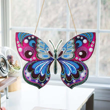 Cargar imagen en el visor de la galería, Colgador de Puerta Diamond Painting 5D con Mariposa