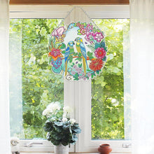 Cargar imagen en el visor de la galería, Colgante de Puerta Diamond Painting 5D Pájaros con LED y Colgante