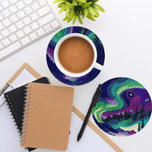 Cargar imagen en el visor de la galería, Posavasos Diamond Painting 5D Aurora
