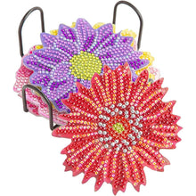 Cargar imagen en el visor de la galería, Posavasos Diamond Painting 5D Flores