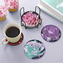 Cargar imagen en el visor de la galería, Posavasos Diamond Painting 5D Rosas Coloridas