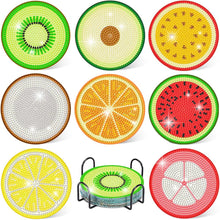 Cargar imagen en el visor de la galería, Posavasos Diamond Painting 5D Frutas