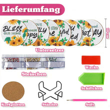 Cargar imagen en el visor de la galería, Posavasos Diamond Painting 5D Hogar Dulce Hogar