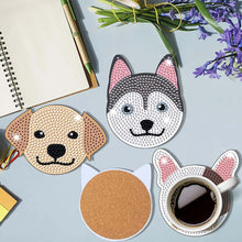 Cargar imagen en el visor de la galería, Posavasos Diamond Painting 5D Perros