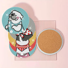 Cargar imagen en el visor de la galería, Posavasos Diamond Painting 5D con Perros Afortunados