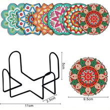 Cargar imagen en el visor de la galería, Posavasos Diamond Painting 5D con Flores Mandala