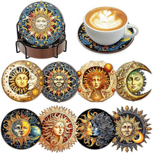 Cargar imagen en el visor de la galería, Posavasos Diamond Painting 5D con Luna
