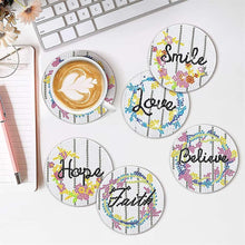 Cargar imagen en el visor de la galería, Posavasos Diamond Painting 5D con Palabras Positivas para Cada Día