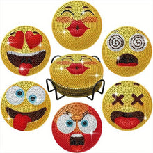 Cargar imagen en el visor de la galería, Posavasos Diamond Painting 5D Emoji