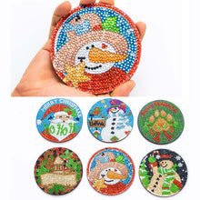 Cargar imagen en el visor de la galería, Posavasos Diamond Painting 5D Conjunto de Navidad 2