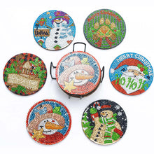 Cargar imagen en el visor de la galería, Posavasos Diamond Painting 5D Conjunto de Navidad 2