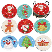 Cargar imagen en el visor de la galería, Posavasos Diamond Painting 5D Navidad