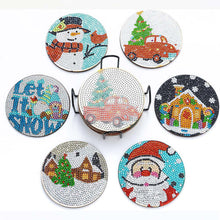 Cargar imagen en el visor de la galería, Posavasos Diamond Art Navidad
