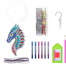 Cargar imagen en el visor de la galería, Carillón Diamond Painting con Dragón