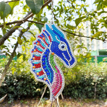 Cargar imagen en el visor de la galería, Carillón Diamond Painting con Dragón