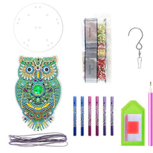 Cargar imagen en el visor de la galería, Carillón Diamond Painting con Búho