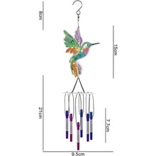 Cargar imagen en el visor de la galería, Carillón Diamond Painting con Colibrí
